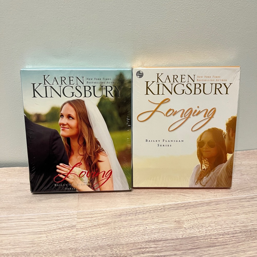 Karen Kingsbury‎ Longing and Loving Bailey Flannigan Series Audiobooks CD Set
